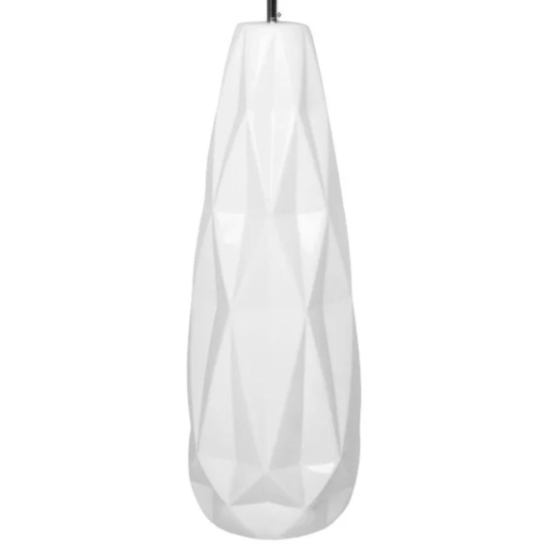 Pagazzi Skova White Ceramic Floor Lamp 130 cm