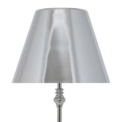 Pagazzi Lustre Rechargeable LED Table Lamp Polished Chrome 45 cm