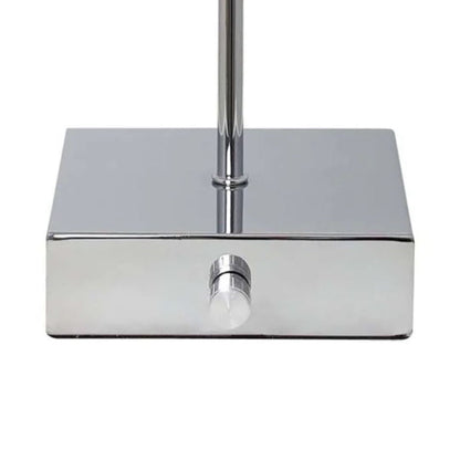 Pagazzi Lustre Rechargeable LED Table Lamp Polished Chrome 45 cm