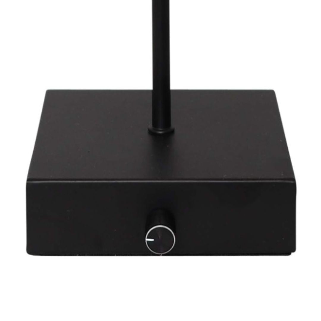 Pagazzi Lustre Rechargeable LED Table Lamp Black 45 cm