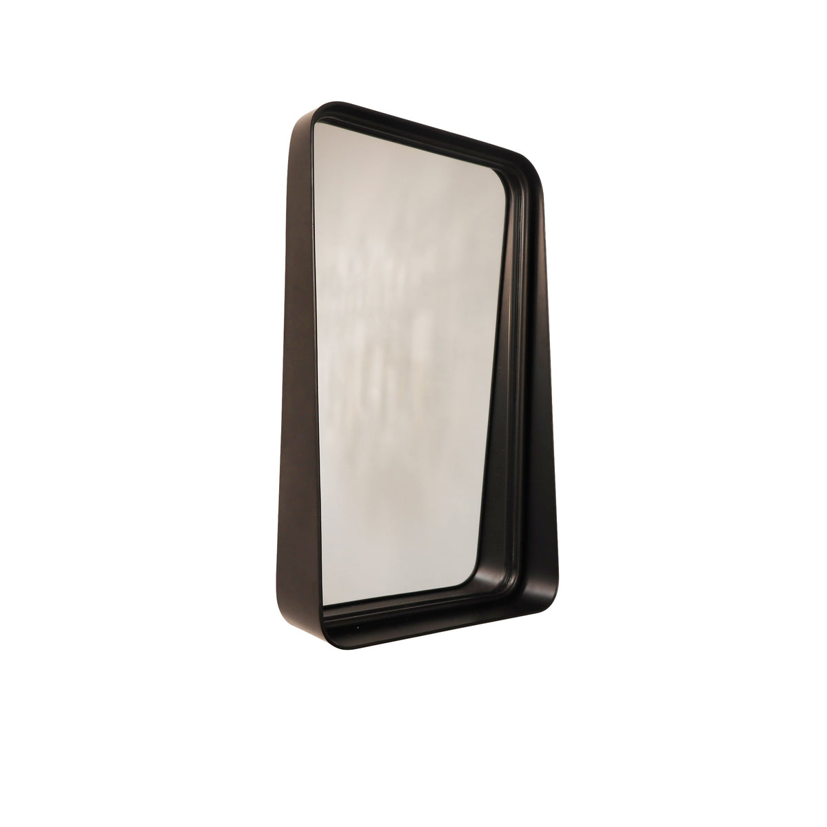 Pagazzi Harrison Black Collared Wall Mirror 80 x 50 cm