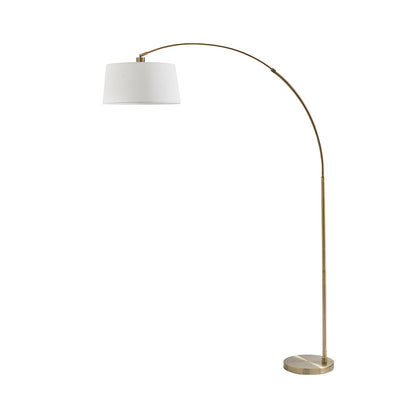 Pagazzi Jive Arc Floor Lamp Antique Brass 176 cm