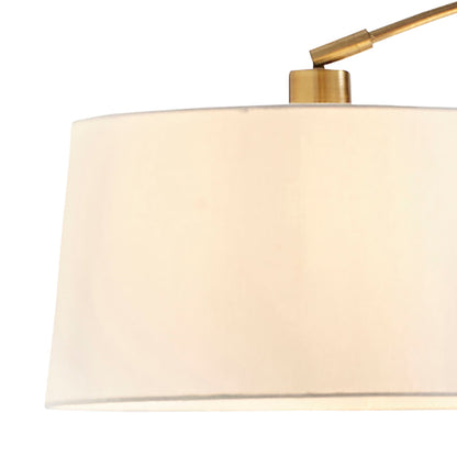 Pagazzi Jive Arc Floor Lamp Antique Brass 176 cm