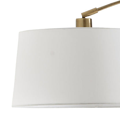 Pagazzi Jive Arc Floor Lamp Antique Brass 176 cm