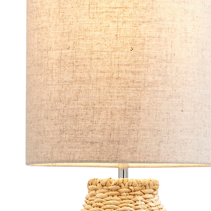 Pagazzi Joyce Woven Floor Lamp Natural Corn Fibre 130 cm