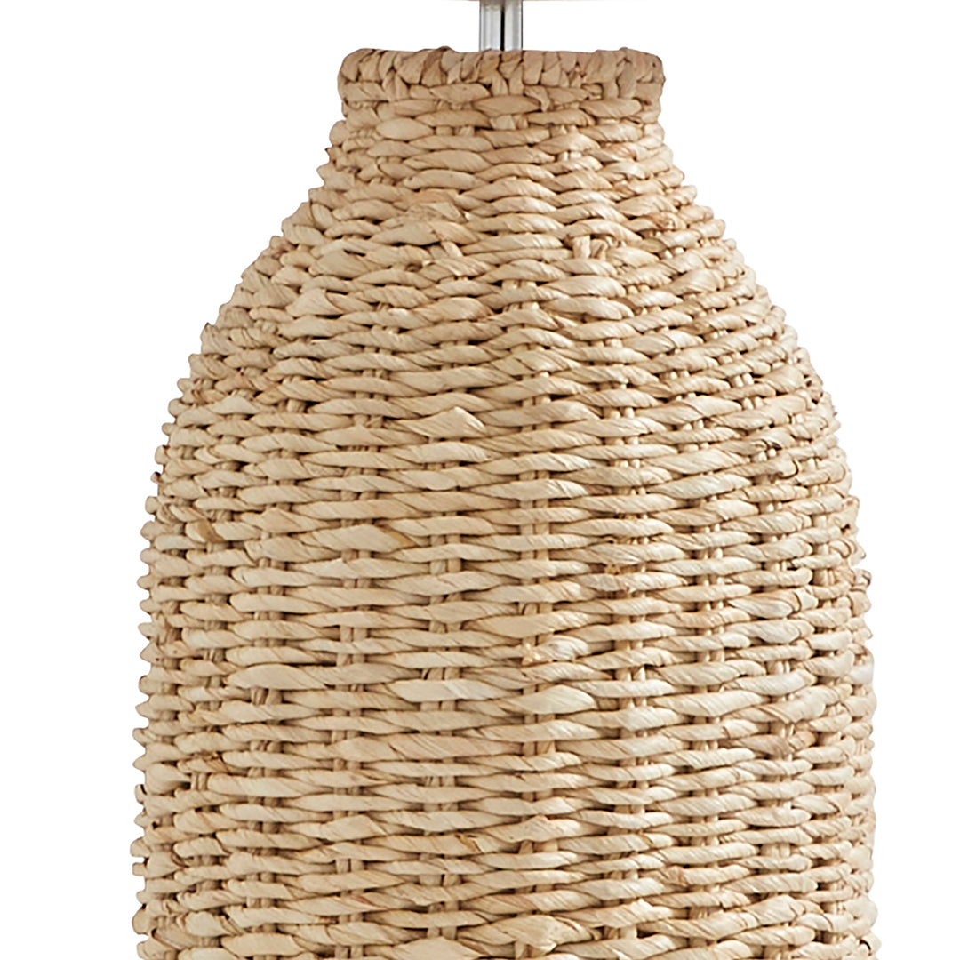 Pagazzi Joyce Woven Floor Lamp Natural Corn Fibre 130 cm