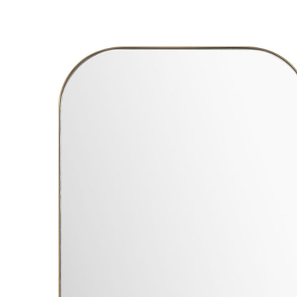 Pagazzi Ruden Champagne Rectangular Wall Mirror 100 x 40 cm