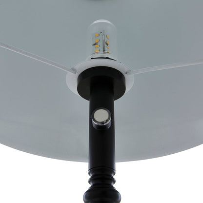 Pagazzi Lustre Rechargeable LED Floor Lamp Black 155 cm