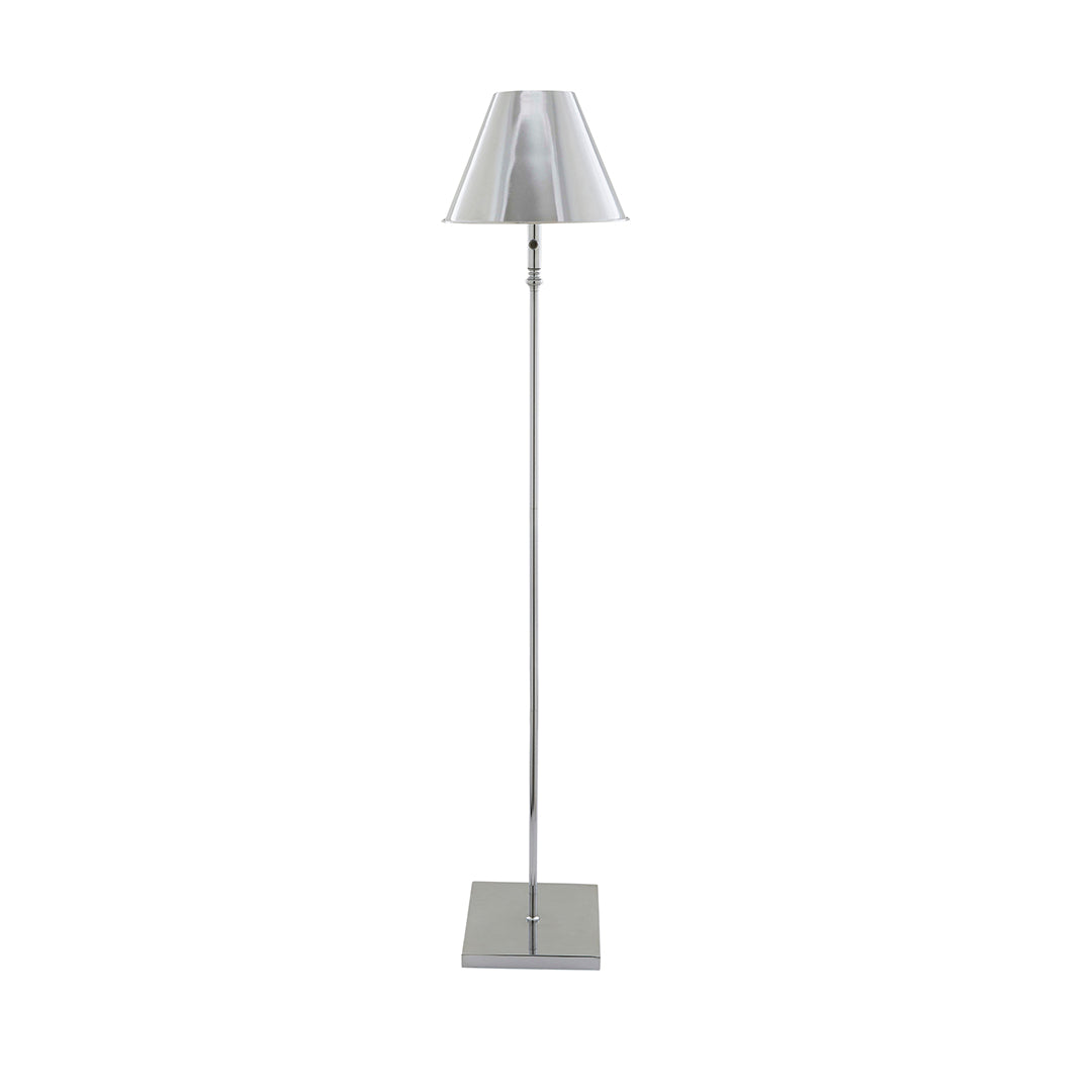 Pagazzi Lustre Rechargeable LED Floor Lamp Polished Chrome 155 cm