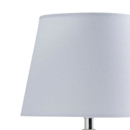 Pagazzi Alanna Ribbed Ceramic Table Lamp Ivory 30 cm