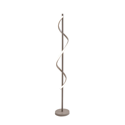 Pagazzi Juno LED Spiral Floor Lamp Putty 135 cm