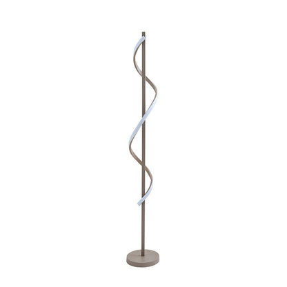 Pagazzi Juno LED Spiral Floor Lamp Putty 135 cm