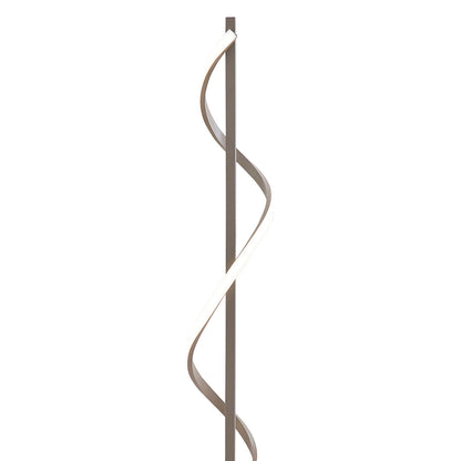 Pagazzi Juno LED Spiral Floor Lamp Putty 135 cm