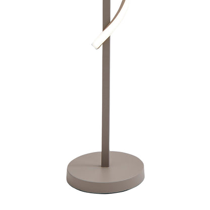 Pagazzi Juno LED Spiral Floor Lamp Putty 135 cm