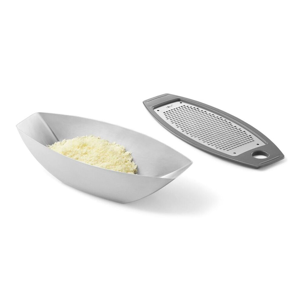 Zack Parna Brushed Stainless Steel Cheese Grater 20230