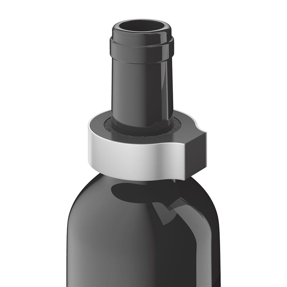 Zack Premiro Brushed Stainless Steel Wine Bottle Drip Ring 20308