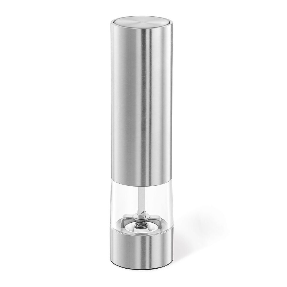 Zack Monino Brushed Stainless Steel Electric Salt or Spice Mill 20936