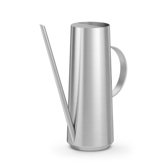 🌱 Zack Vergio Premium Brushed Stainless Steel Watering Can - Designer Garden Essential ✨💧