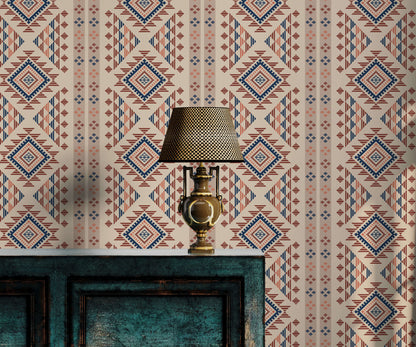 Bobbi Beck Zeltin Kilim Stripe Wallpaper